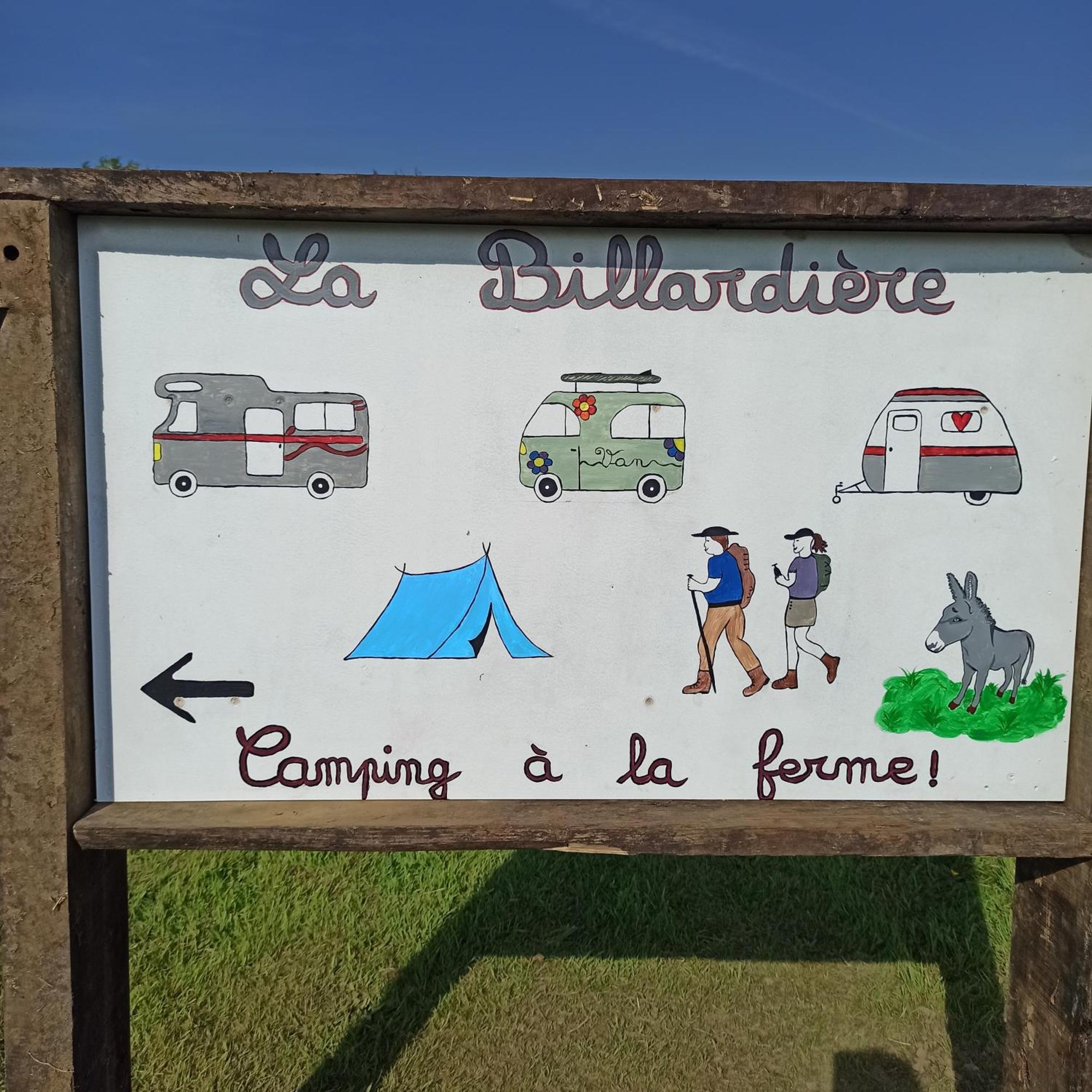La Billardiere Camping A La Ferme Le Menil-Ciboult Luaran gambar